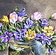 The picture is embroidered with ribbons 'Forest bouquet'. Pictures. Gallery NS. Online shopping on My Livemaster.  Фото №2