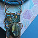 "Art-Nouveau Turquoise Grace" кулон. Комплекты украшений. Julia Chernopazova Art Jewelry. Ярмарка Мастеров.  Фото №6