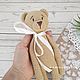 Knitted toy bear handmade. Stuffed Toys. Amigurushka. Online shopping on My Livemaster.  Фото №2