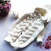 Одежда детская handmade. Livemaster - original item Knitted jumpsuit for baby 