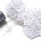 Snowflake 9 cm white with silver crochet. Christmas decorations. BarminaStudio (Marina)/Crochet (barmar). My Livemaster. Фото №4