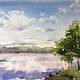 Картина акварелью: Тихое озеро, Картины, Санкт-Петербург,  Фото №1