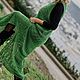 Пляжное вязаное платье Зеленое. Платья. Knit Factory. Ярмарка Мастеров.  Фото №4