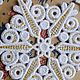 Set of lace snowflakes with gold 14 pieces. Christmas decorations. Home&Decor. Online shopping on My Livemaster.  Фото №2
