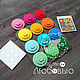 Educational game made of felt on magnets Funny circles. Puzzle. made with love. Online shopping on My Livemaster.  Фото №2