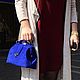 Men's shoulder bag with suede blue. Valise. Avtorskie sumki (yerabags). Online shopping on My Livemaster.  Фото №2