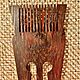 Woodem hairpin Sudarushka from a tree with inlay, hair clip. Hairpin. Wooden combs inlay Hanto&Dokimo. My Livemaster. Фото №4