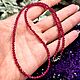 Beads for women natural stone red ruby with a cut. Beads2. naturalkavni. My Livemaster. Фото №6