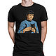 Cotton T-shirt 'Star Trek - Spock', T-shirts and undershirts for men, Moscow,  Фото №1