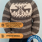 Мужская одежда ручной работы. Ярмарка Мастеров - ручная работа Copy of Copy of Copy of Sweater 100% wool. Handmade.