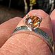 Кольцо с Цирконом Гиацинт серебро 925. Кольца. Jeweller -Danil. Интернет-магазин Ярмарка Мастеров.  Фото №2