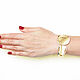 Gold Bracelet unusual, hard bracelet, fashionable bracelet. Hard bracelet. Irina Moro. My Livemaster. Фото №6