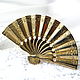 Silver Fan brooch, Napier, USA, rolled gold, patent 1955, Vintage brooches, Moscow,  Фото №1