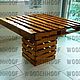 Dining table of pallets (pallets), Tables, Moscow,  Фото №1