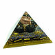 Order Orgonite pyramid - Quartz crystal, elite shungite. Worldorgonite. Livemaster. . Pyramid Фото №3