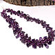 Amethyst Placer Bead Necklace - buy Amethyst necklace. Necklace. Amorella - Beads. Online shopping on My Livemaster.  Фото №2