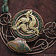"The Lindisfarne legacy" колье. Подвеска. Julia Chernopazova Art Jewelry. Ярмарка Мастеров.  Фото №5