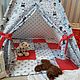 Вигвам "Веселые щенки". Вигвам. DOMUSHKA. Интернет-магазин Ярмарка Мастеров.  Фото №2