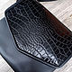 Кожаная женская сумка через плечо "Noir". Сумка через плечо. Peekabag Стильные кожаные сумки. Ярмарка Мастеров.  Фото №5