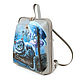 Backpack ' Cheshire on a branch'. Backpacks. Pelle Volare. Online shopping on My Livemaster.  Фото №2