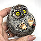 An owl in a nest with a ladybug. Toys. DVE SOVY. Online shopping on My Livemaster.  Фото №2