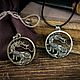 Mortal Kombat Medallion. Dragon Mortal Kombat brass Nickel silver. Locket. Mastenarium (mastenarium). My Livemaster. Фото №4