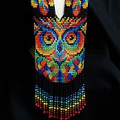 Украшения handmade. Livemaster - original item Gurdan the Rainbow Owl. Handmade.