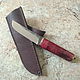 Нож "Ронин-2" танто 95х18 стаб.карелка, Ножи, Ворсма,  Фото №1