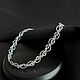 Order Thin choker frivolite silver braided with terahertz. moonlace. Livemaster. . Chokers Фото №3