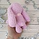 Bunny Knitted plush toy Pink Amigurumi Marshmallow. Amigurumi dolls and toys. Amigurushka. Online shopping on My Livemaster.  Фото №2