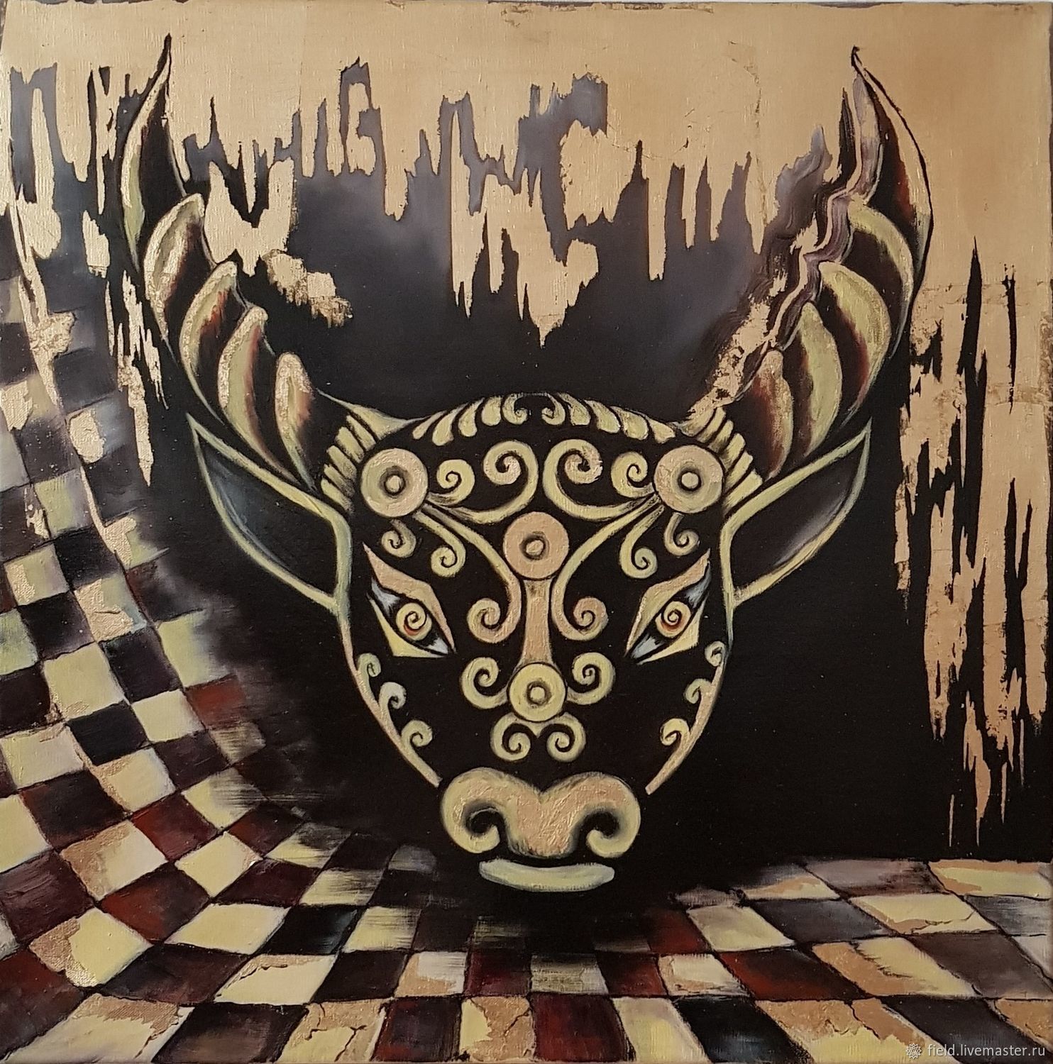 Золотой телец купить в интернет-магазине Ярмарка Мастеров по цене 8000 ...