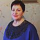 Воротник кружевной Симфония нежности, русское кружево, белый. Воротнички. 'Звонкие коклюшки' Татьяна. Ярмарка Мастеров.  Фото №14