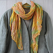 Аксессуары handmade. Livemaster - original item Cotton scarf-handkerchief. Handmade.