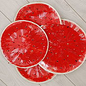 Картины и панно handmade. Livemaster - original item Panels: watermelon. Handmade.