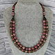 Necklace made of rhodonite stones. Necklace. Magic box. My Livemaster. Фото №4