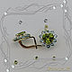Order Earrings 'HEART' gold 585, chrysolite, topaz. VIDEO. MaksimJewelryStudio. Livemaster. . Earrings Фото №3