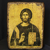 Картины и панно handmade. Livemaster - original item Icon of Christ Pantocrator 16 BB. Sinai. Handmade.