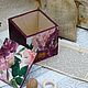 Box of peonies for bulk products decoupage. Box. Studio Villa-Oliva. My Livemaster. Фото №5