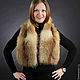 Scarf Red Fox. Collars. Fur495. Online shopping on My Livemaster.  Фото №2