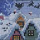 Cross stitch House in the snow. Panels. FavoriteStitch. Online shopping on My Livemaster.  Фото №2