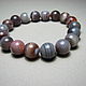 Botswana Agate Bracelet 'Exciting Patterns'. Bead bracelet. Beautiful gifts for the good people (Alura-lights). My Livemaster. Фото №4
