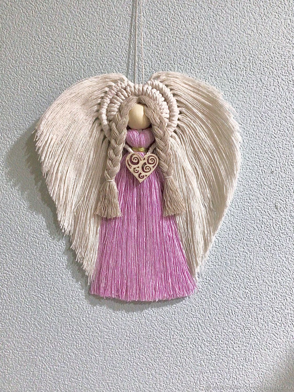 ангел в технике макраме. ангел из макраме. елочные игрушки макраме. ангелочки из макраме. макраме ангелочек мастер класс.