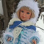 Куклы и игрушки handmade. Livemaster - original item Fur coat, hat and shawl for Paola Reina doll.. Handmade.