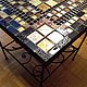 Order Wrought iron table with mosaic 'Ramses'. Marjana. Livemaster. . Tables Фото №3