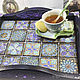 Serving tray 'VIOLETTE'. Trays. Decoupage. My Livemaster. Фото №5