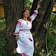 Dress in ethno style. Dresses. RussiansByAnastasiya. My Livemaster. Фото №5