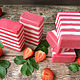 Soap with milk of donkeys Strawberries with cream. Soap. Soap-making workshop. My Livemaster. Фото №4