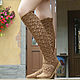 Summer boots 'Astrid', High Boots, Ryazan,  Фото №1
