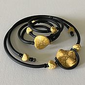 Украшения handmade. Livemaster - original item Jewelry set: necklace and bracelet bright modern stylish. Handmade.