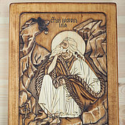 Святая Параскева Пятница - икона резная из дерева